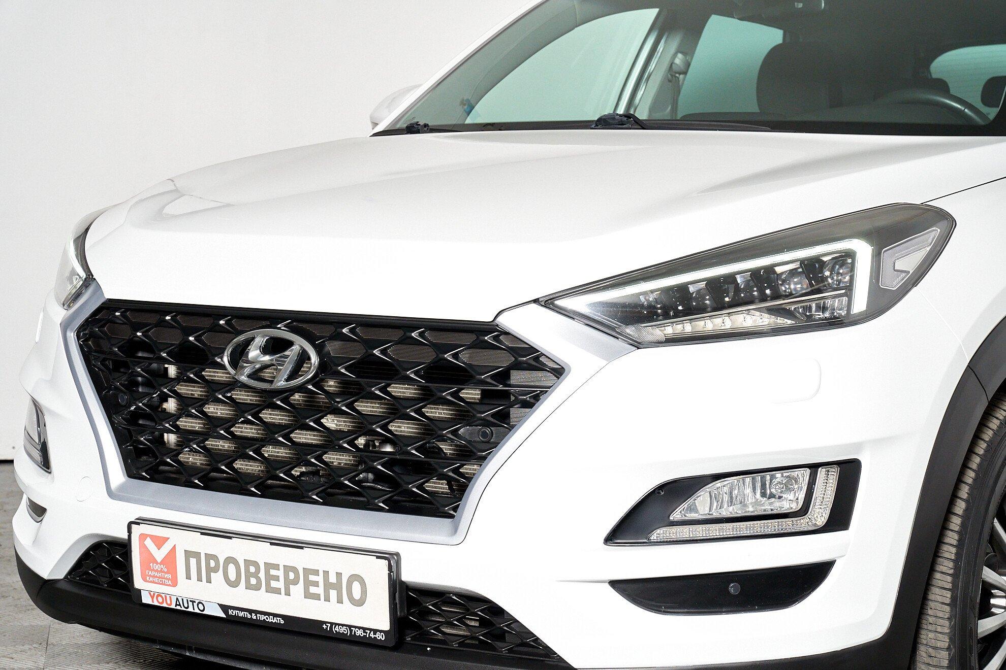 Hyundai Tucson 2018, белый