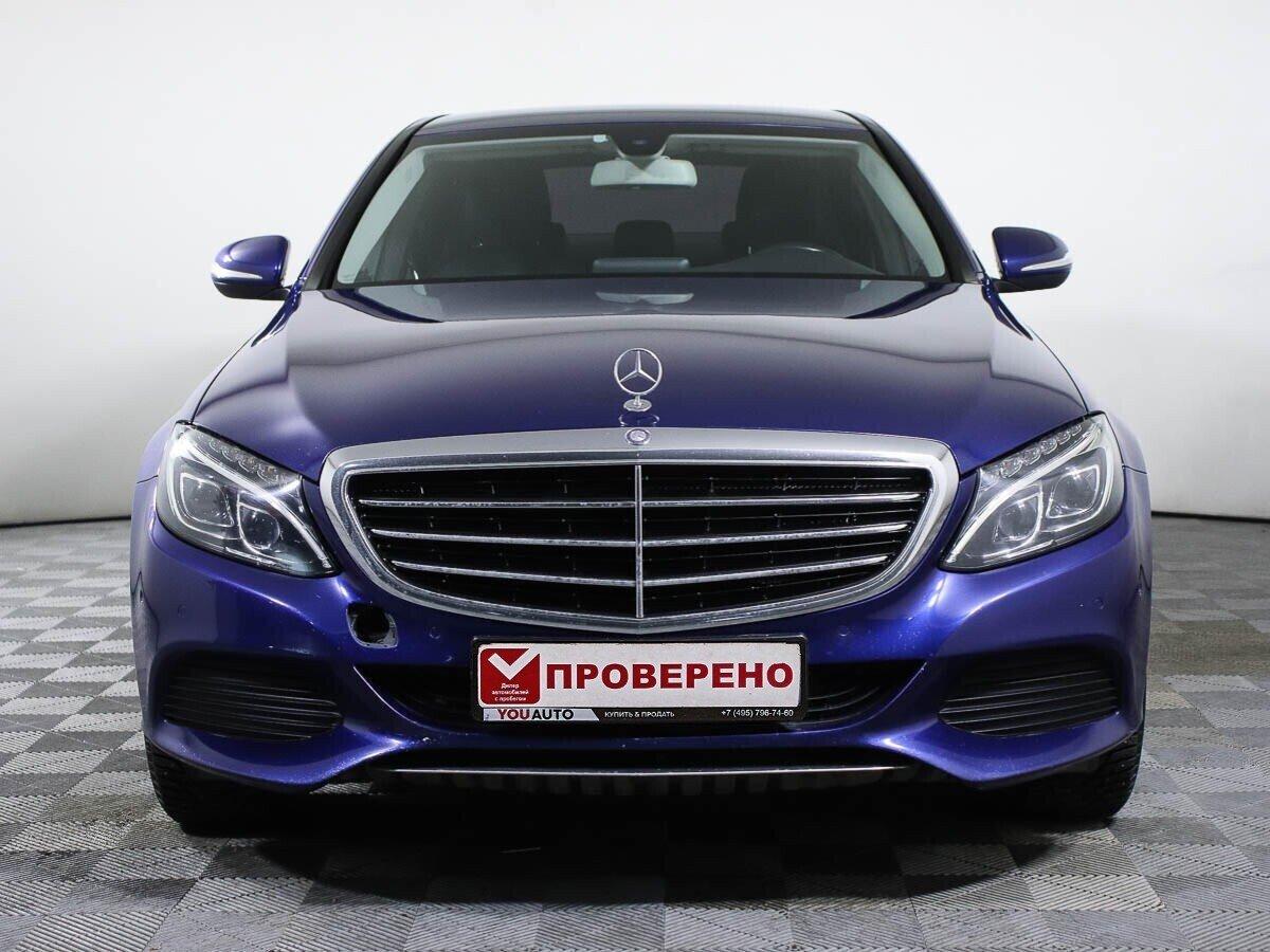 Mercedes-Benz C-Класс 2014, синий