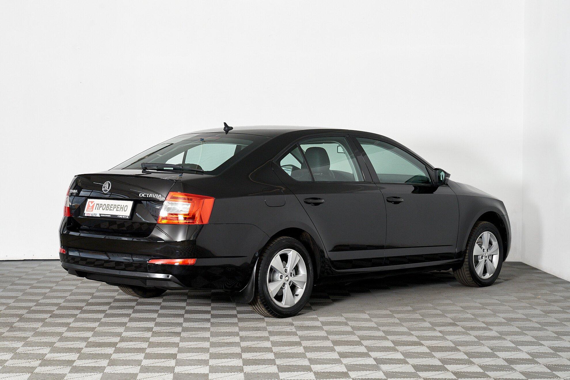 Skoda Octavia 2015, черный