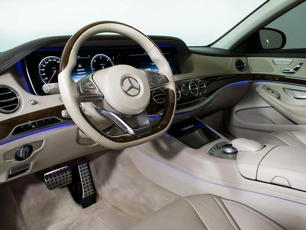 Mercedes-Benz S-Класс 2015, белый