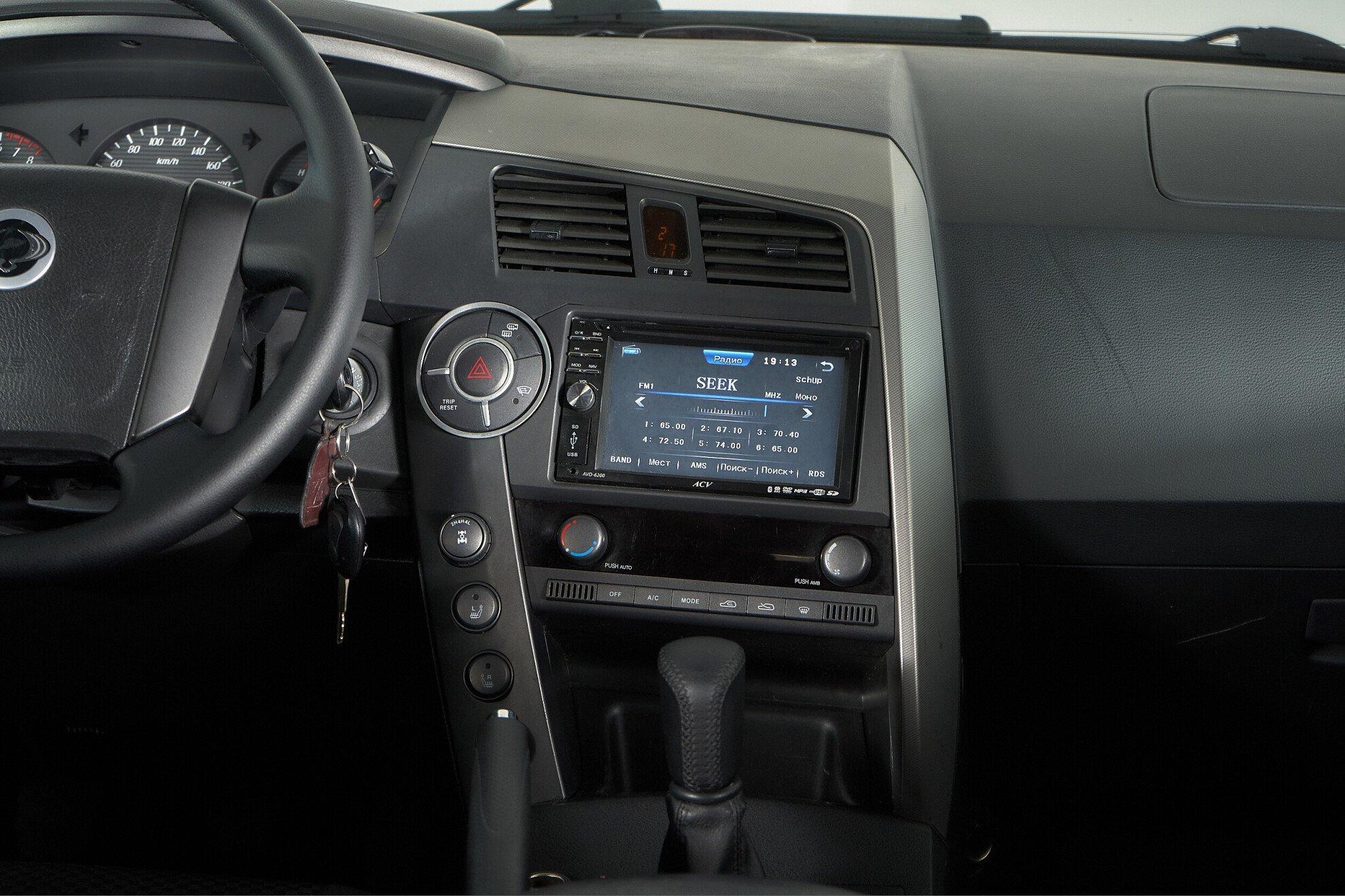 SsangYong Kyron 2013, черный