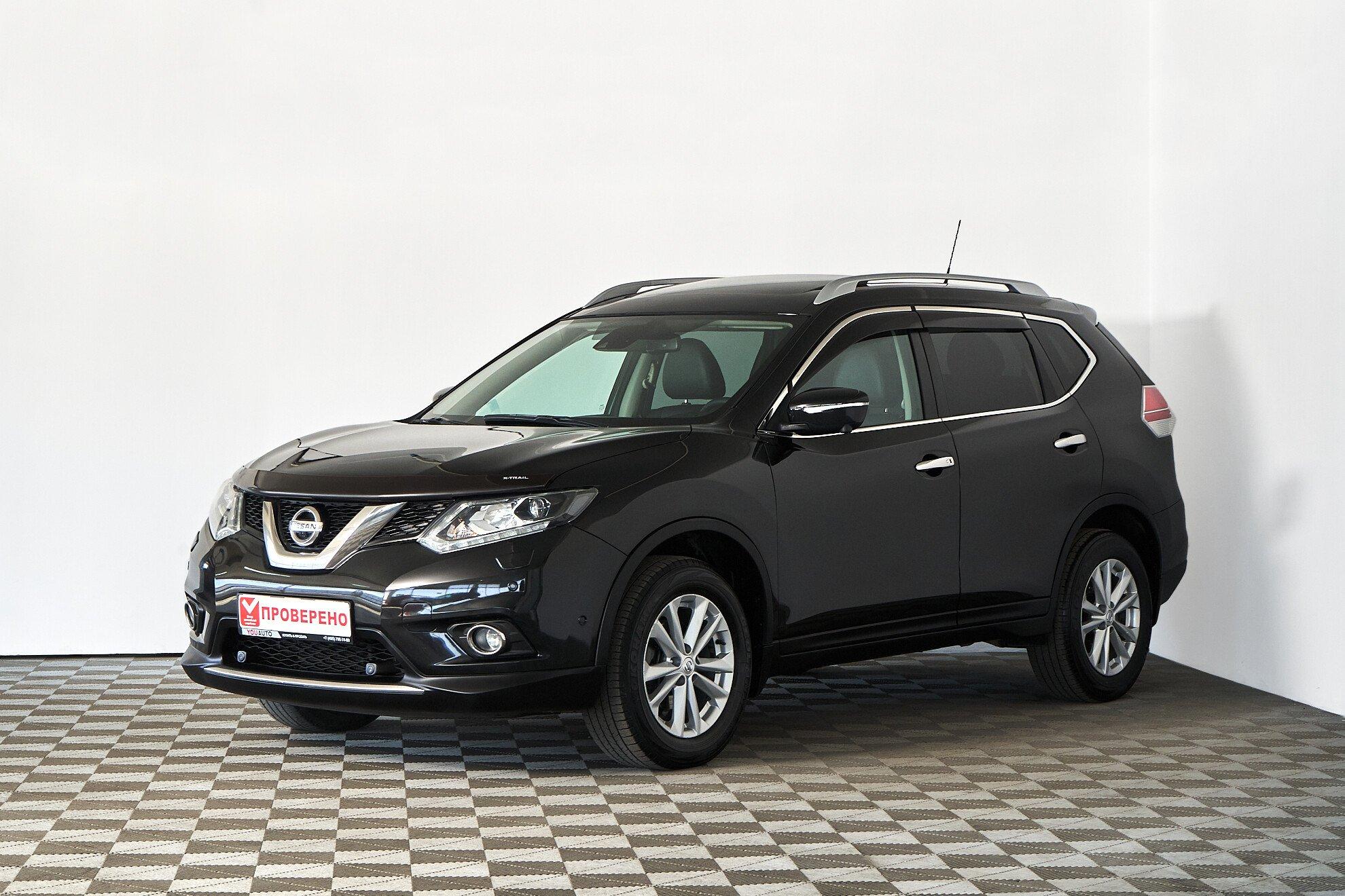 Nissan X-Trail 2017, черный