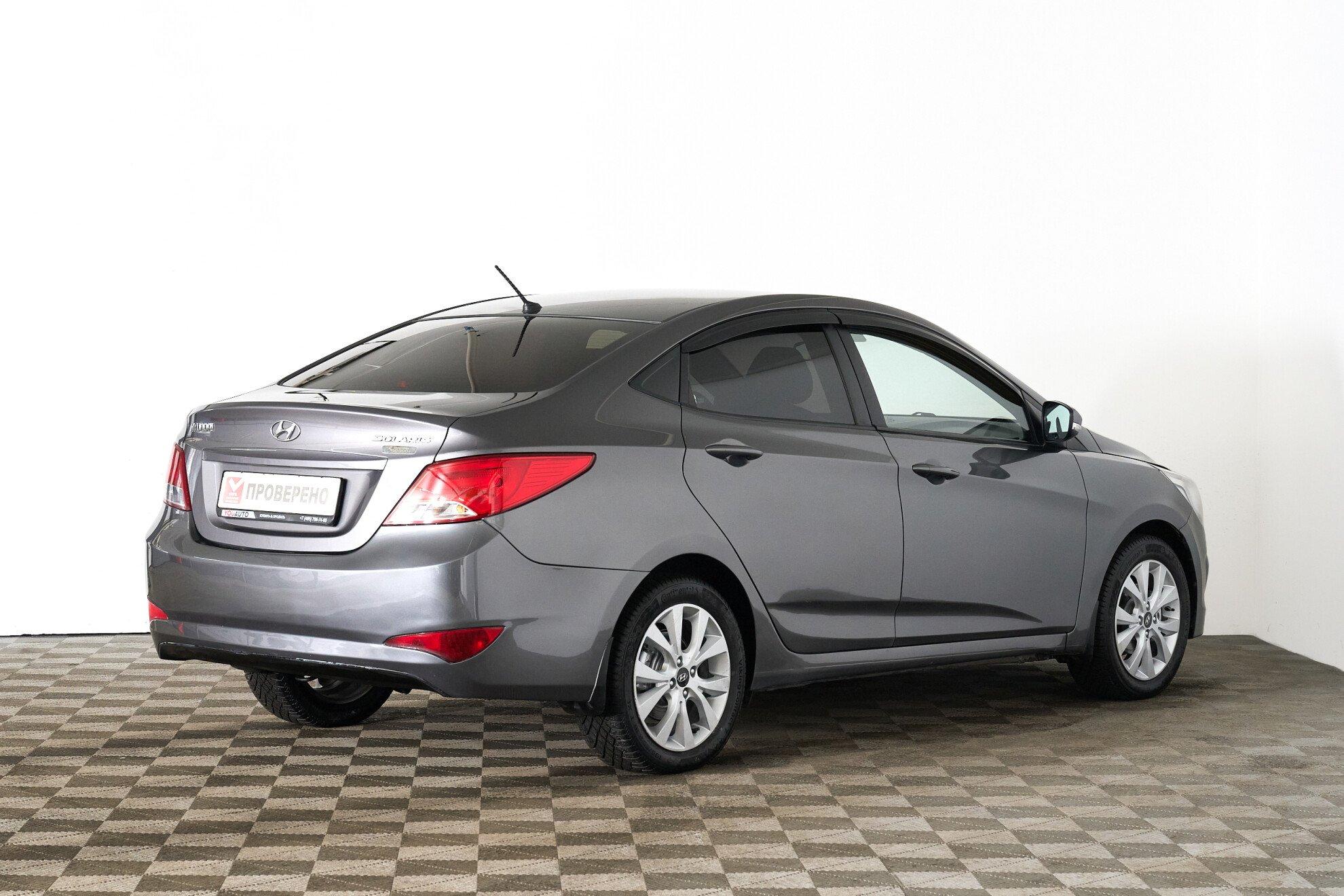 Hyundai Solaris 2016, серый