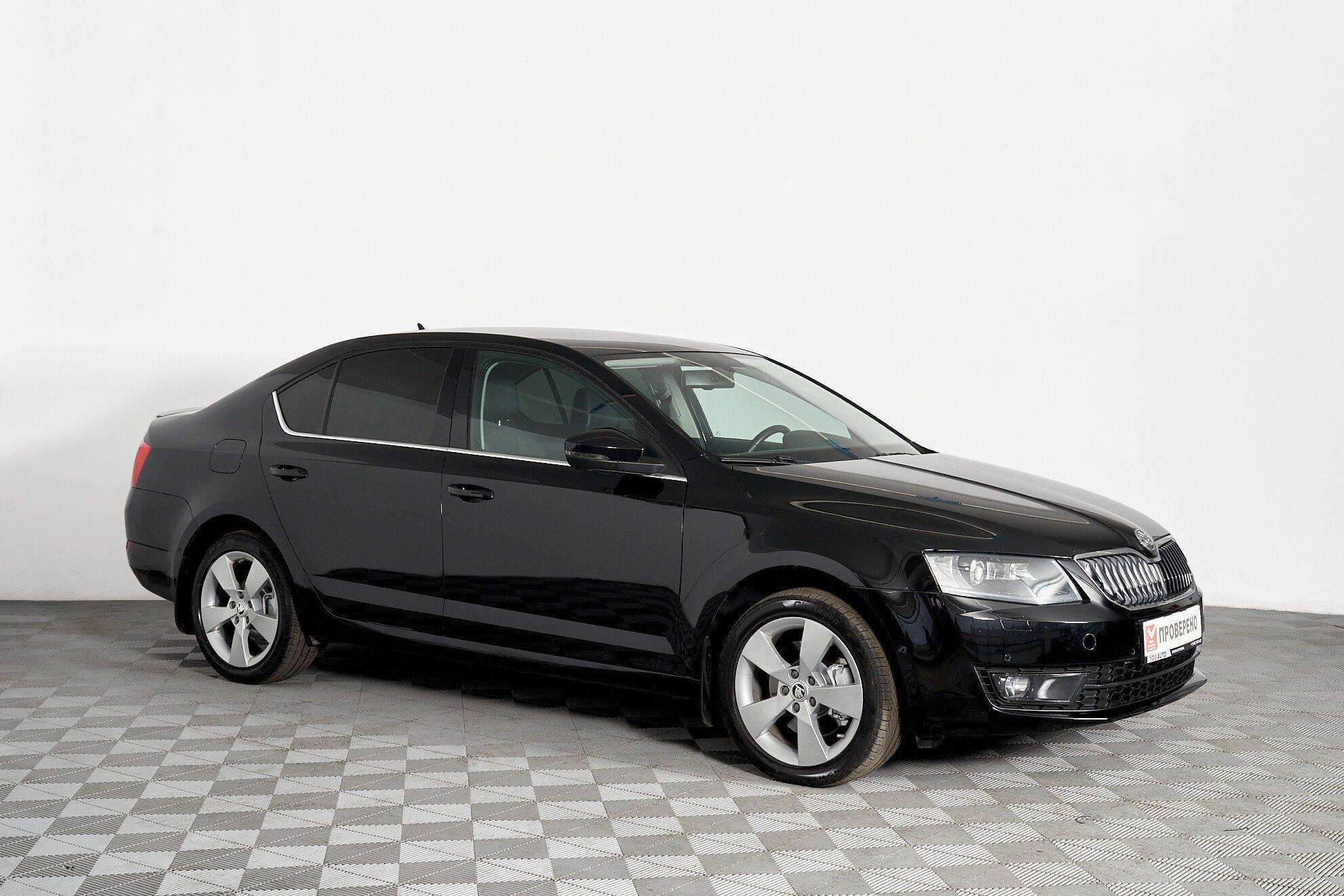 Skoda Octavia 2014, черный