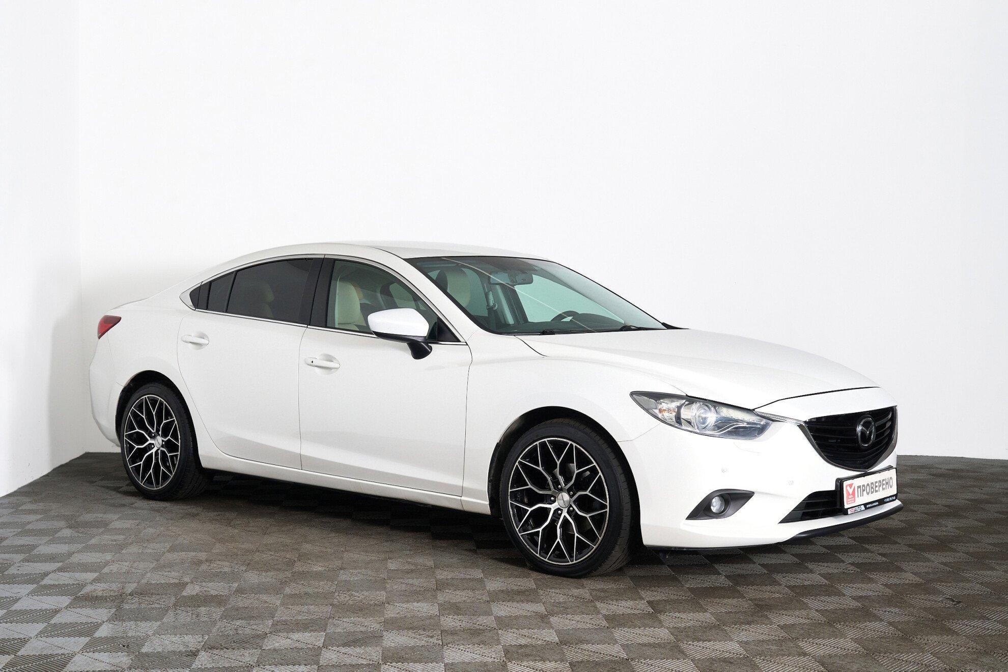 Mazda 6 2014, белый