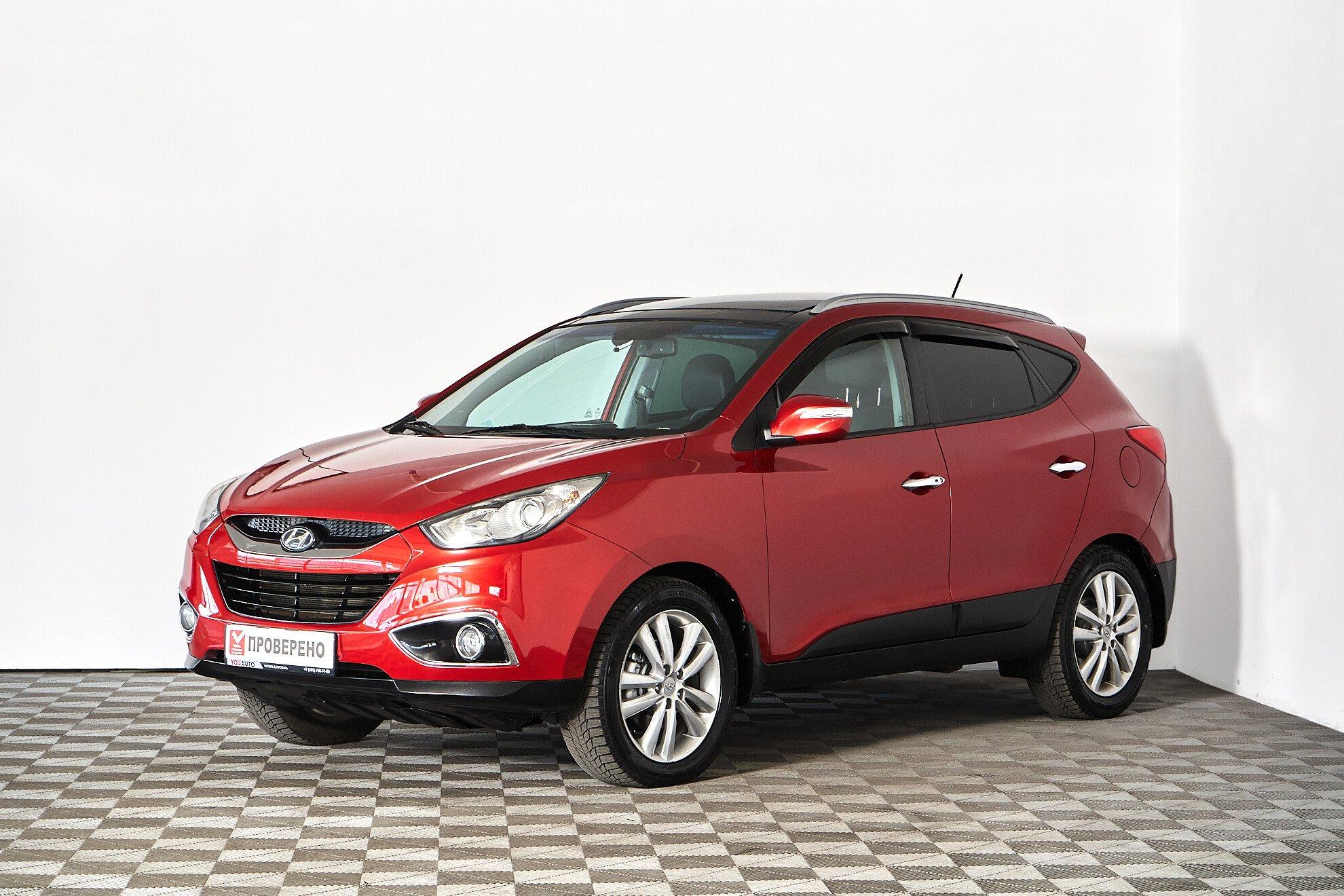 Hyundai ix35 2010, красный