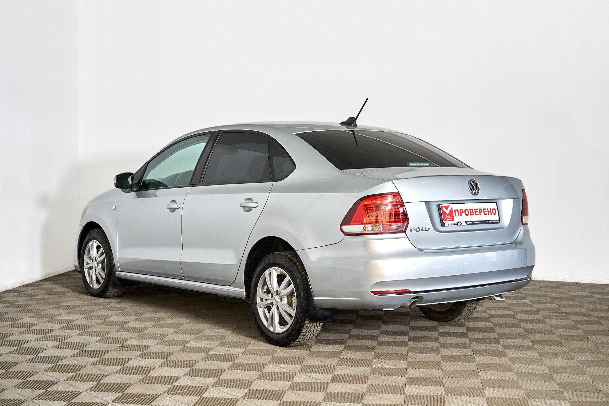 Volkswagen Polo 2019, серебряный