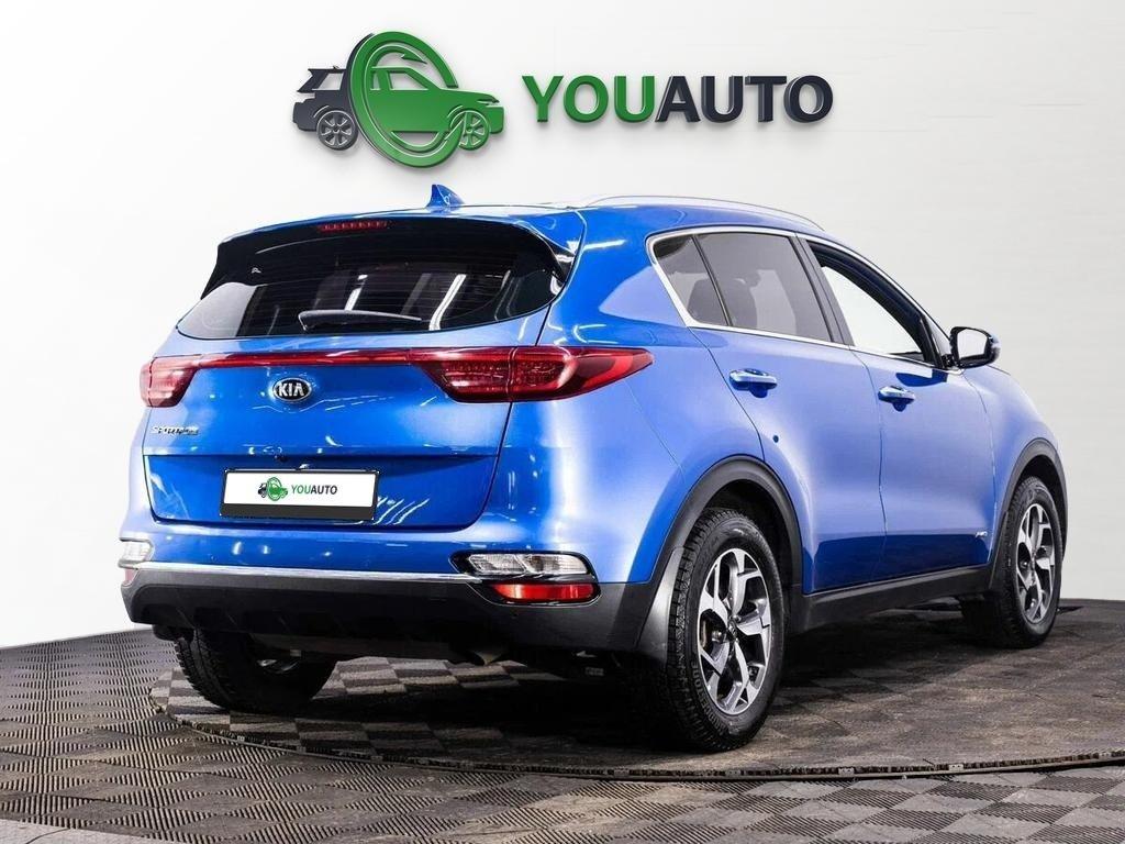 Kia Sportage 2020, голубой