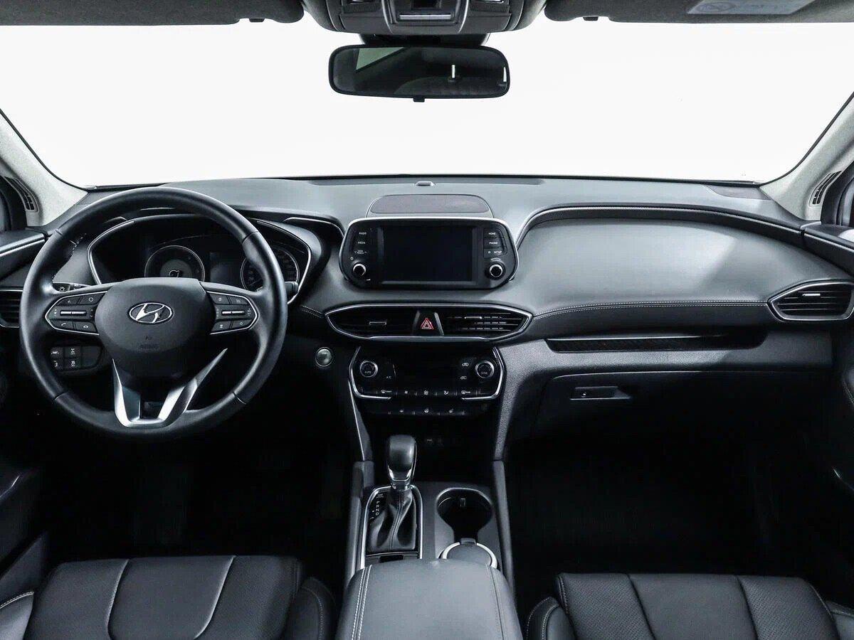 Hyundai Santa Fe 2020, серебряный