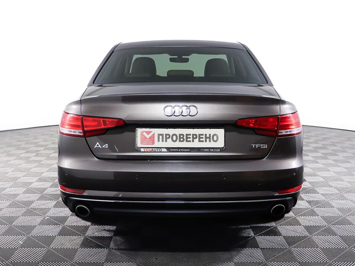 Audi A4 2018, коричневый