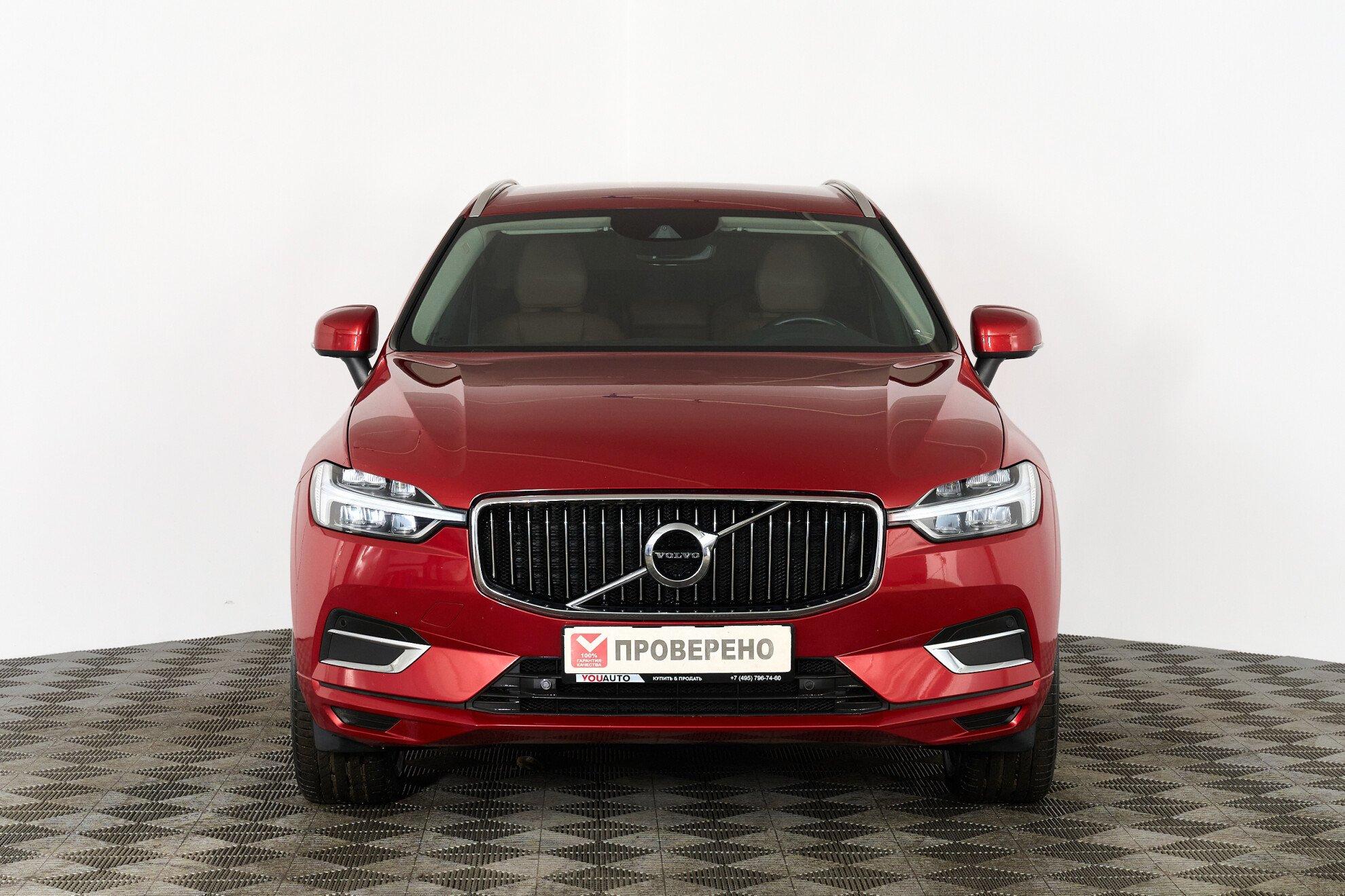 Volvo XC60 2019, красный