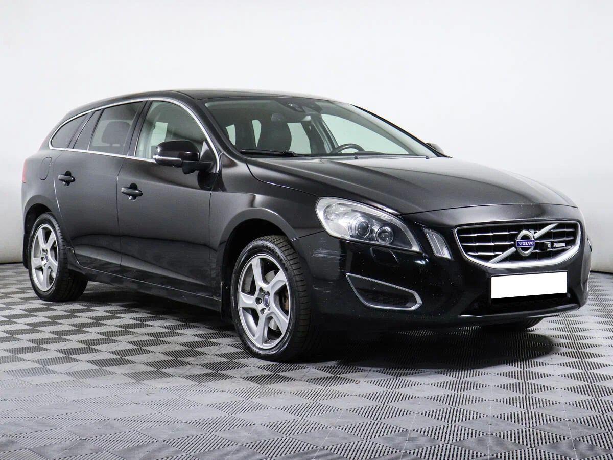 Volvo V60 2011, черный