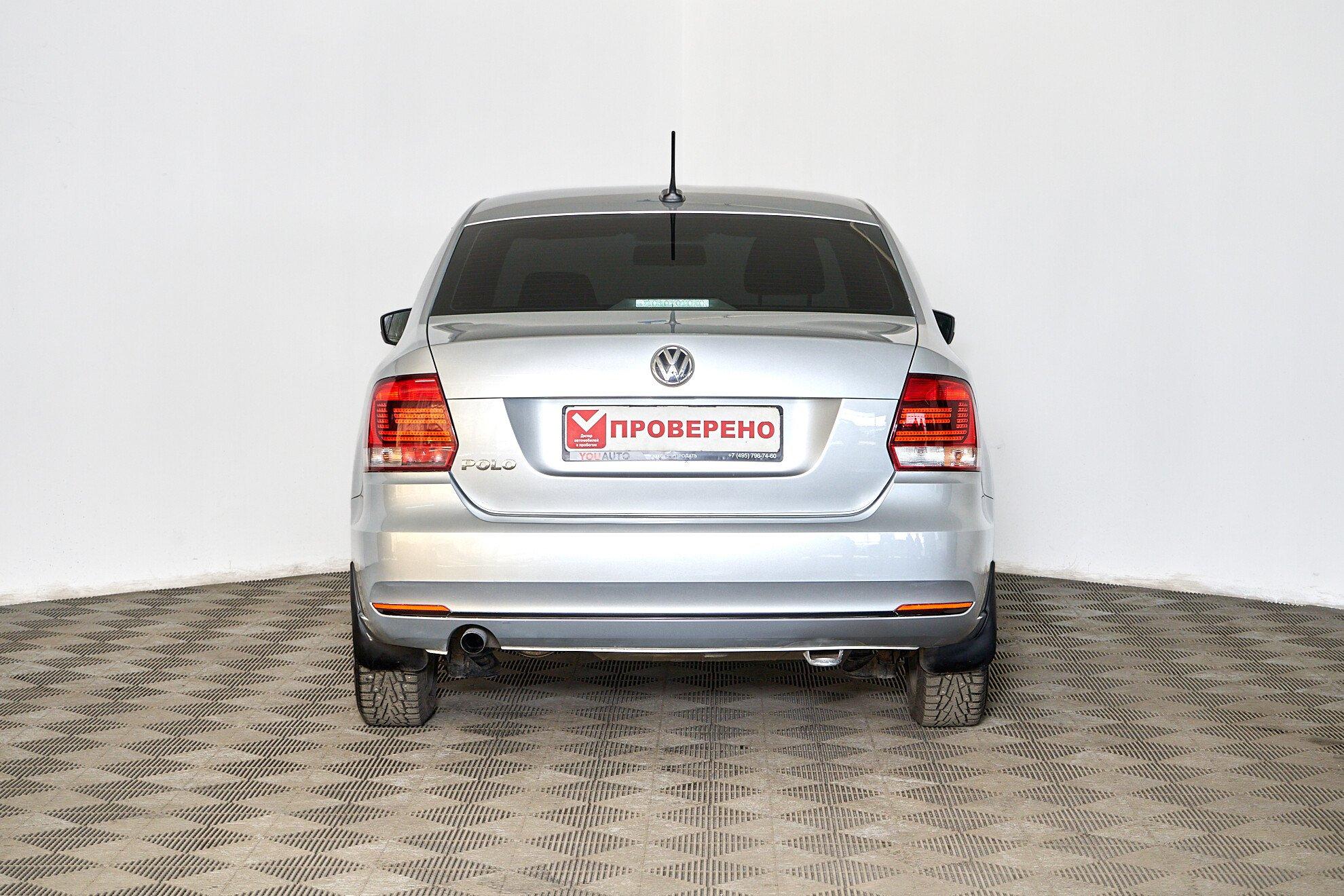 Volkswagen Polo 2019, серебряный