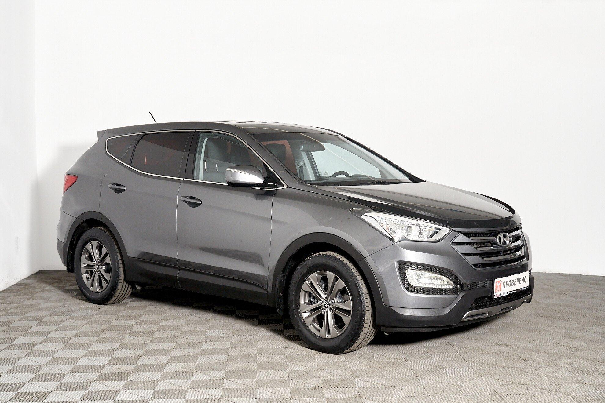 Hyundai Santa Fe 2014, серый