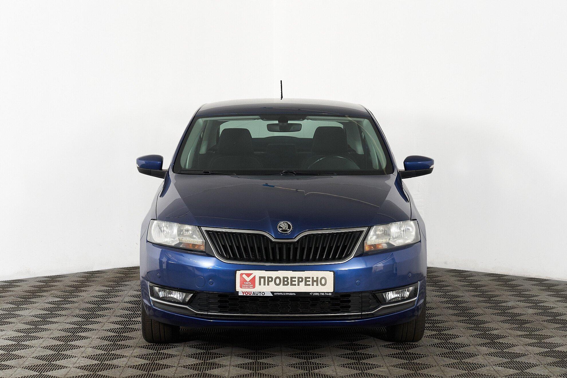 Skoda Rapid 2017, синий