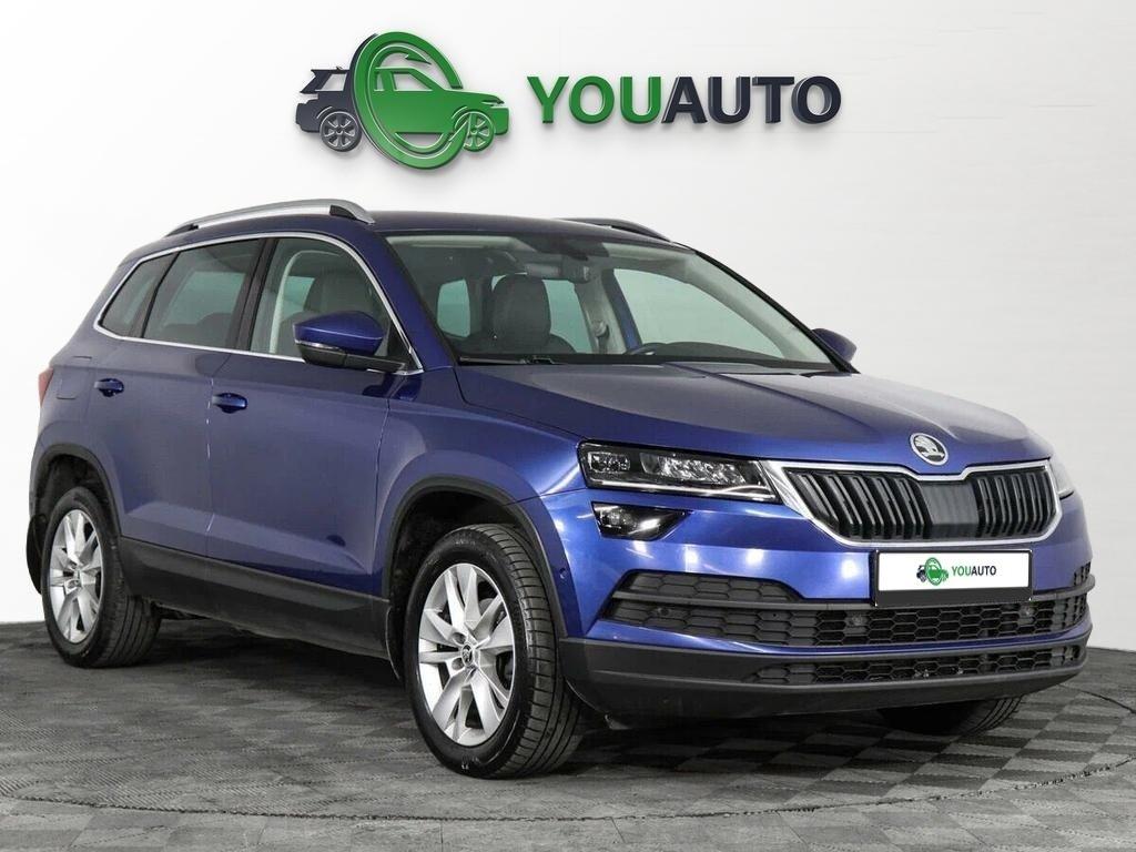 Skoda Karoq 2021, синий