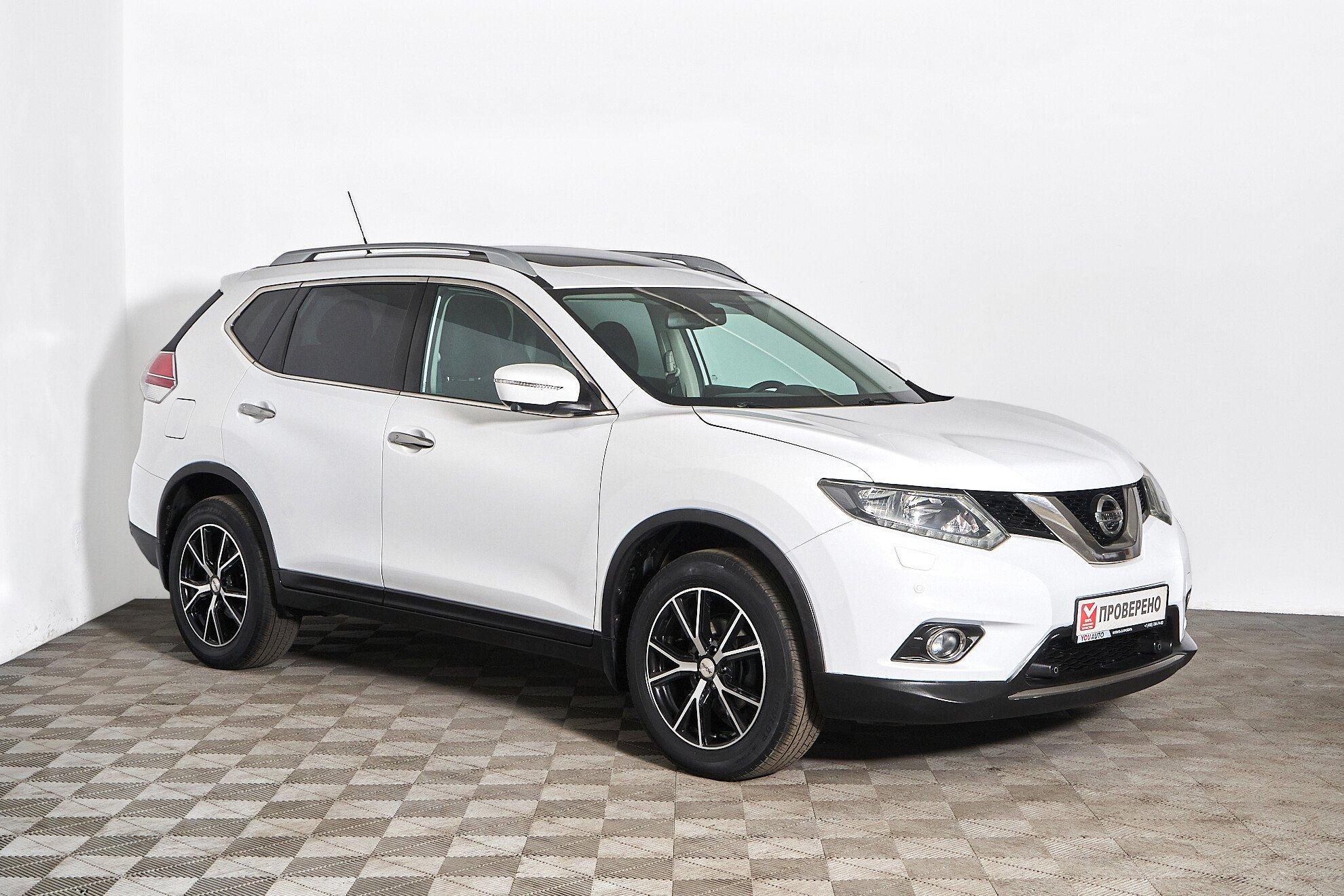 Nissan X-Trail 2015, белый