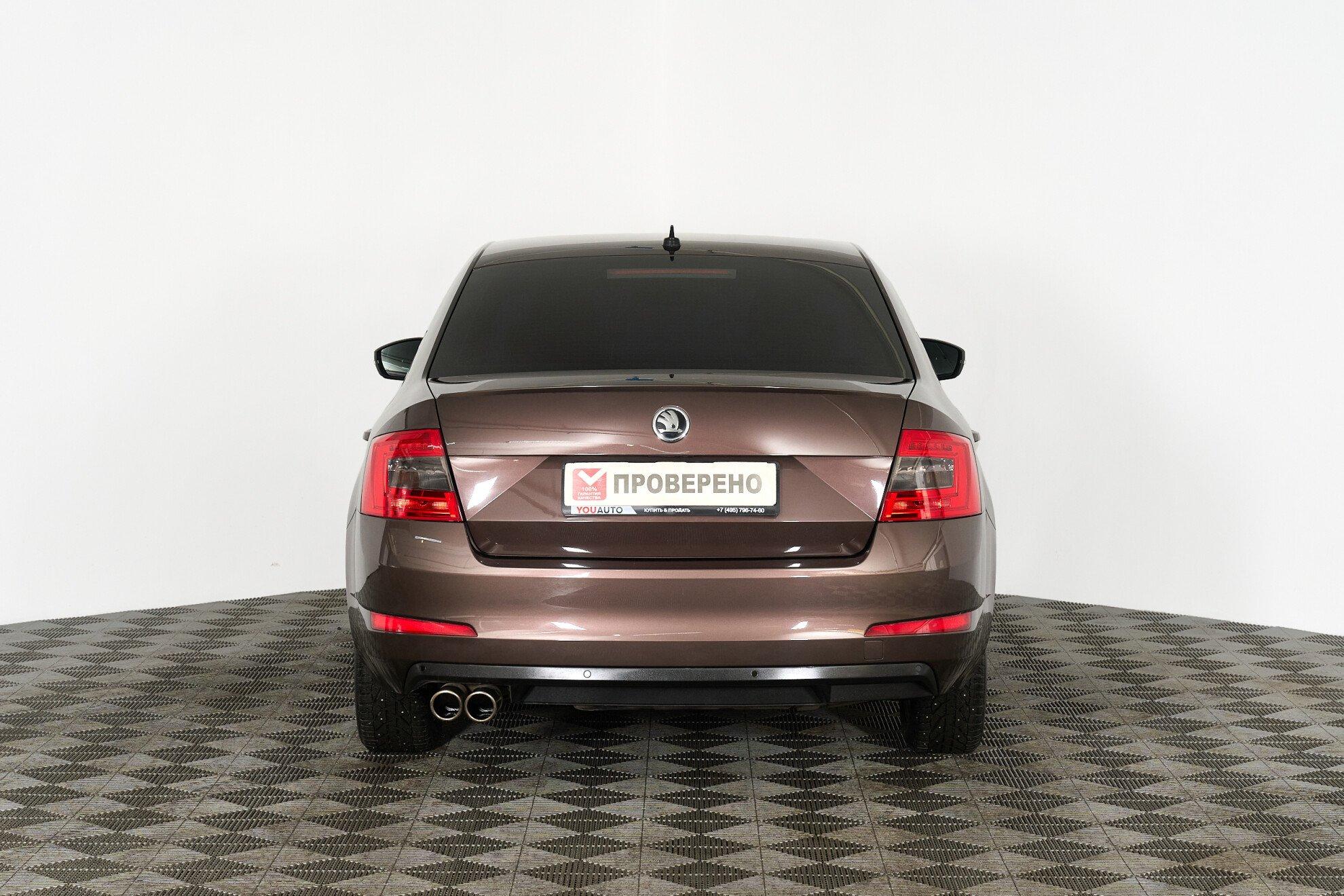 Skoda Octavia 2016, коричневый