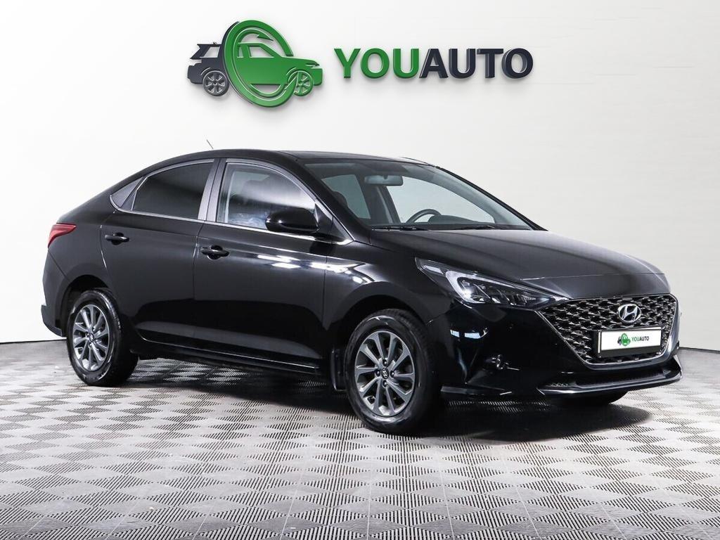 Hyundai Solaris 2021, черный