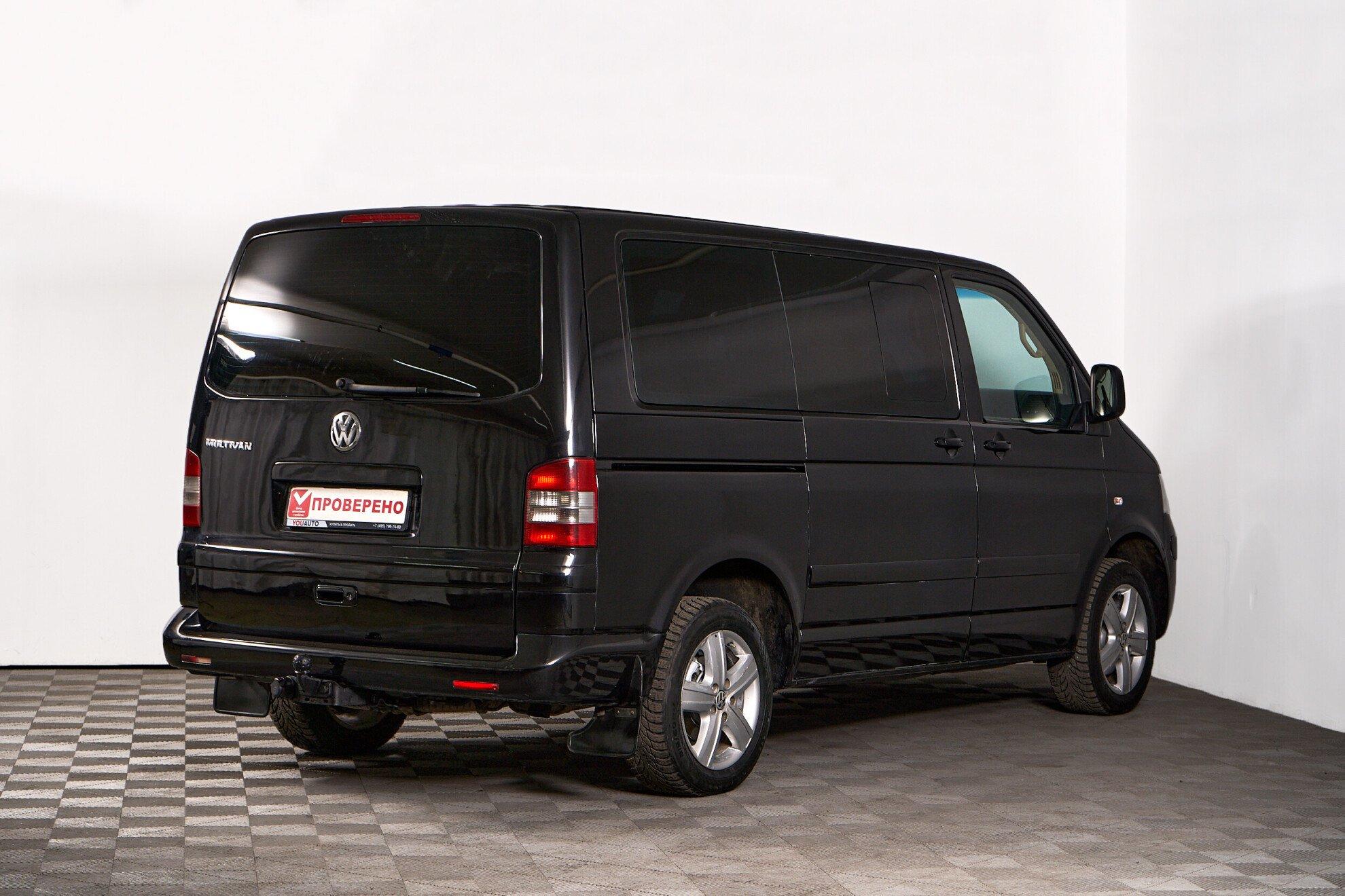 Volkswagen Multivan 2008, черный