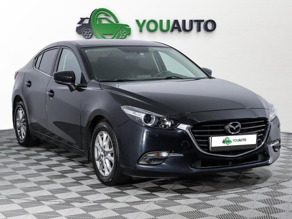 Mazda 3 2018, черный