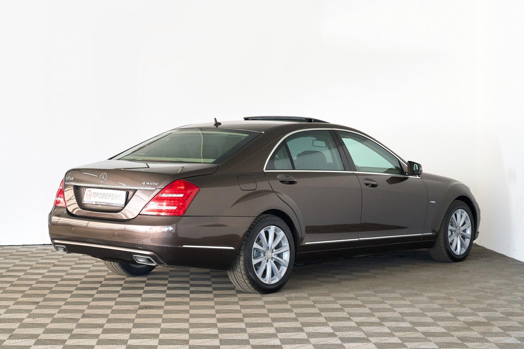 Mercedes-Benz S-Класс 2012, коричневый
