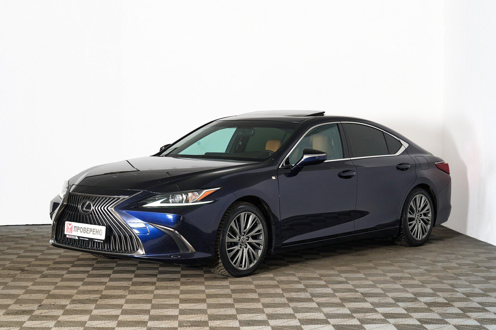 Lexus ES 2018, синий