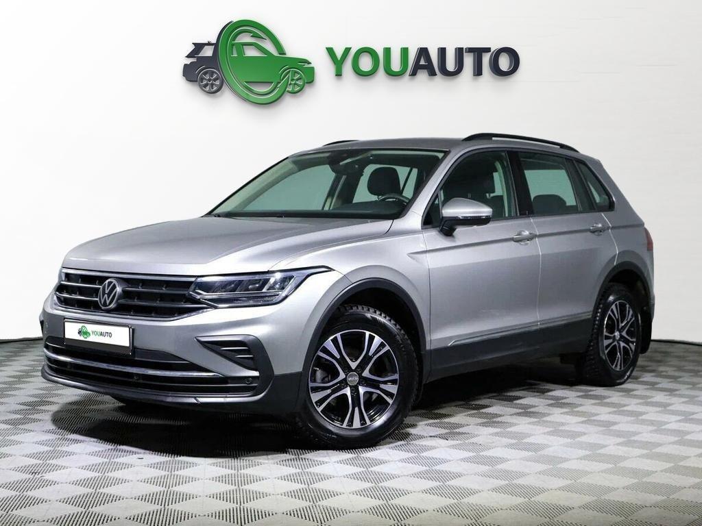 Volkswagen Tiguan 2020, серебряный