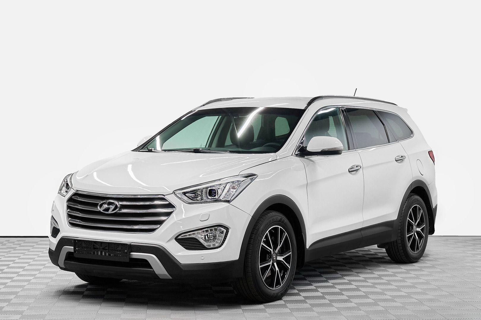 Hyundai Santa Fe 2015, белый