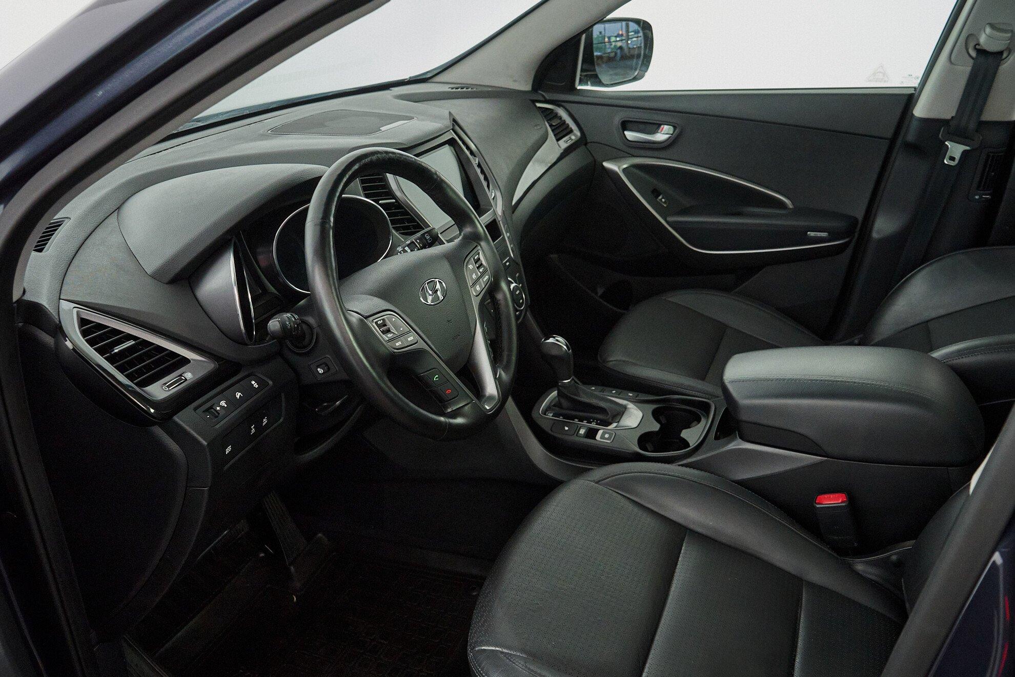 Hyundai Santa Fe 2014, синий
