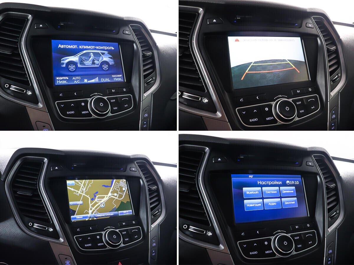 Hyundai Santa Fe 2015, серебряный