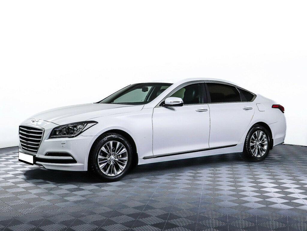 Hyundai Genesis 2015, белый