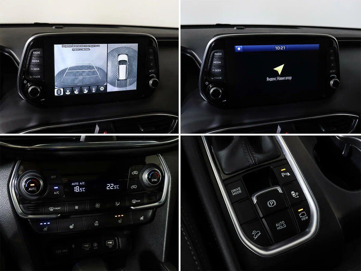Hyundai Santa Fe 2019, черный