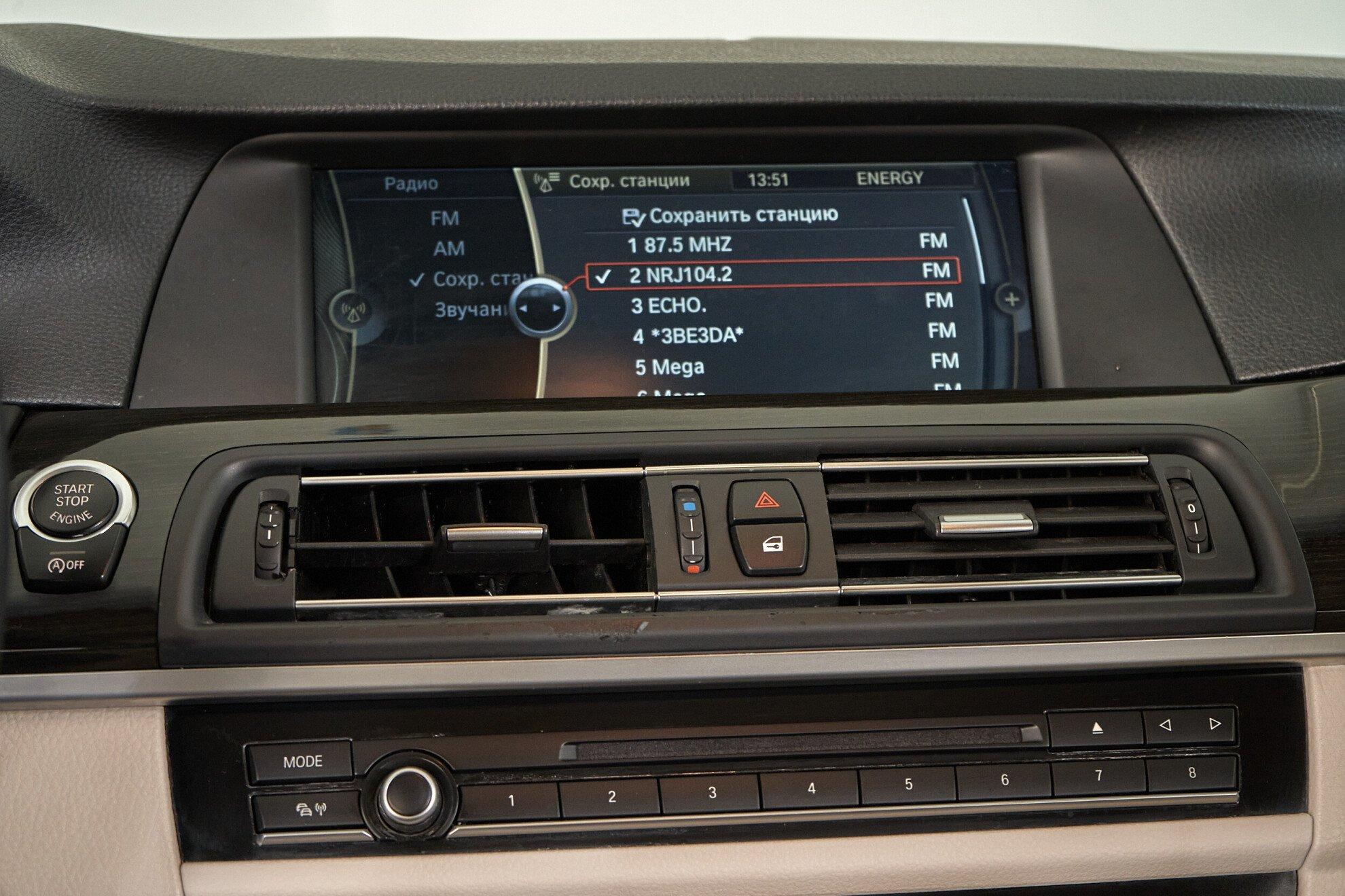 BMW 5 серии 2011, черный