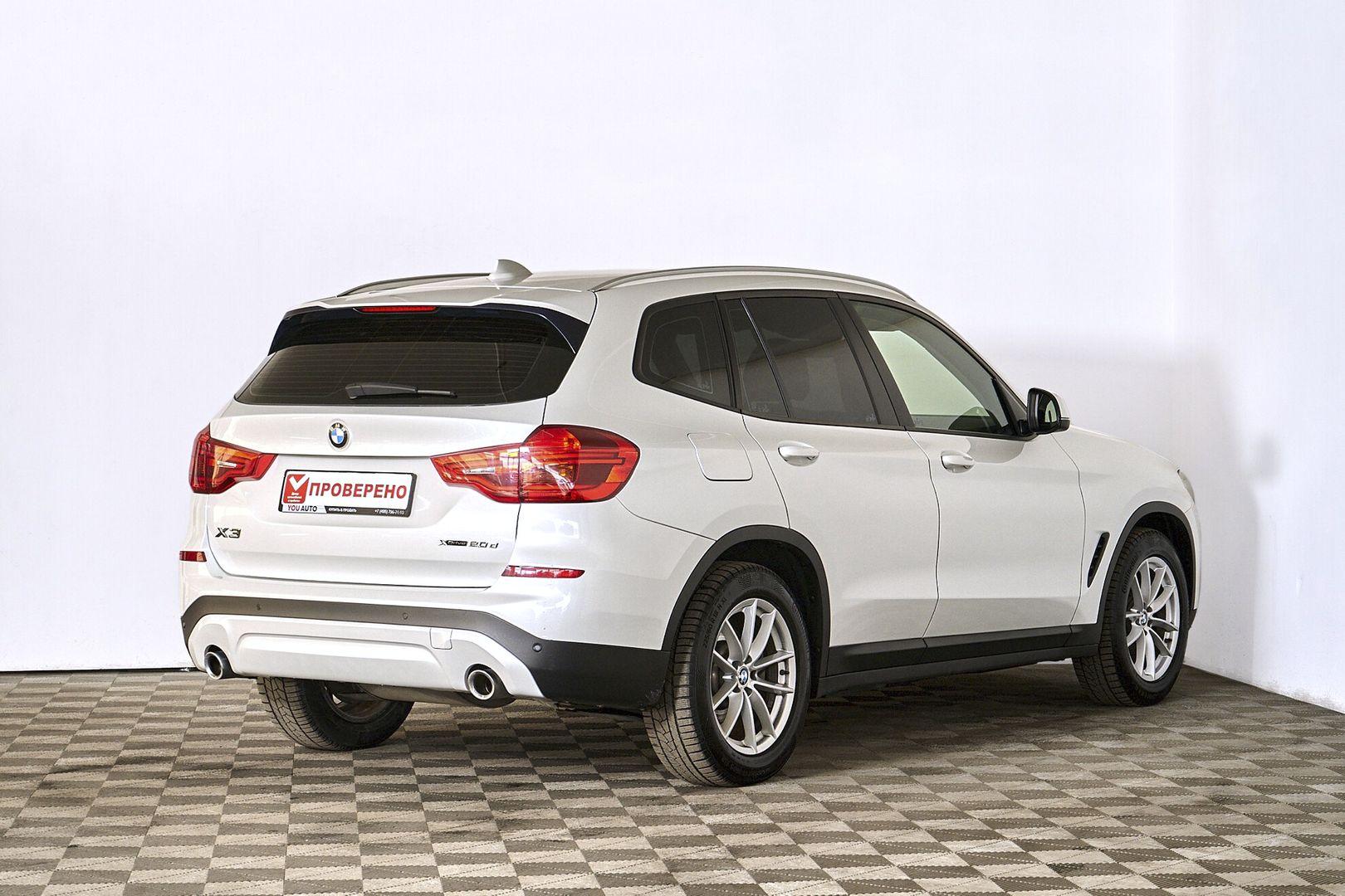 BMW X3 2020, белый