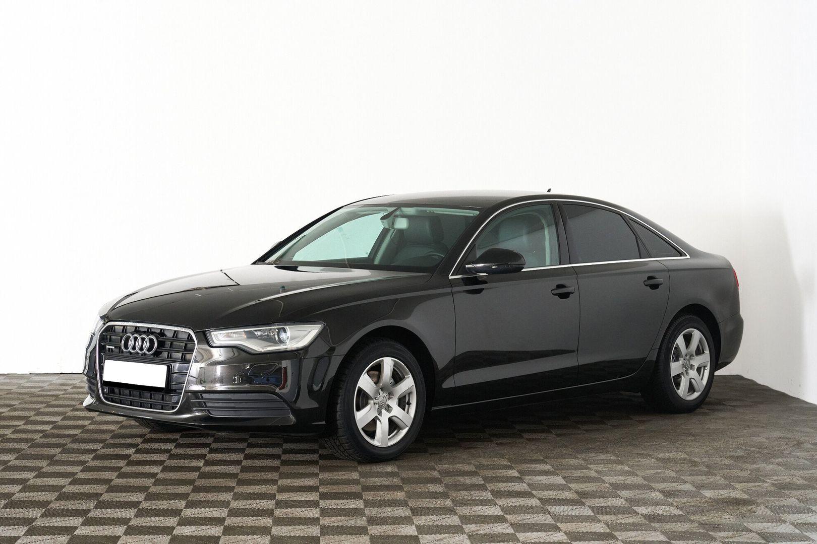 Audi A6 2014, черный