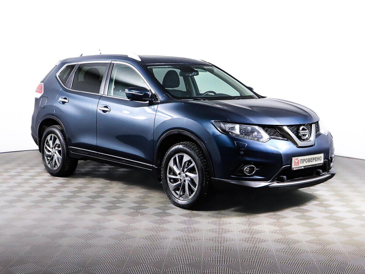 Nissan X-Trail 2018, синий