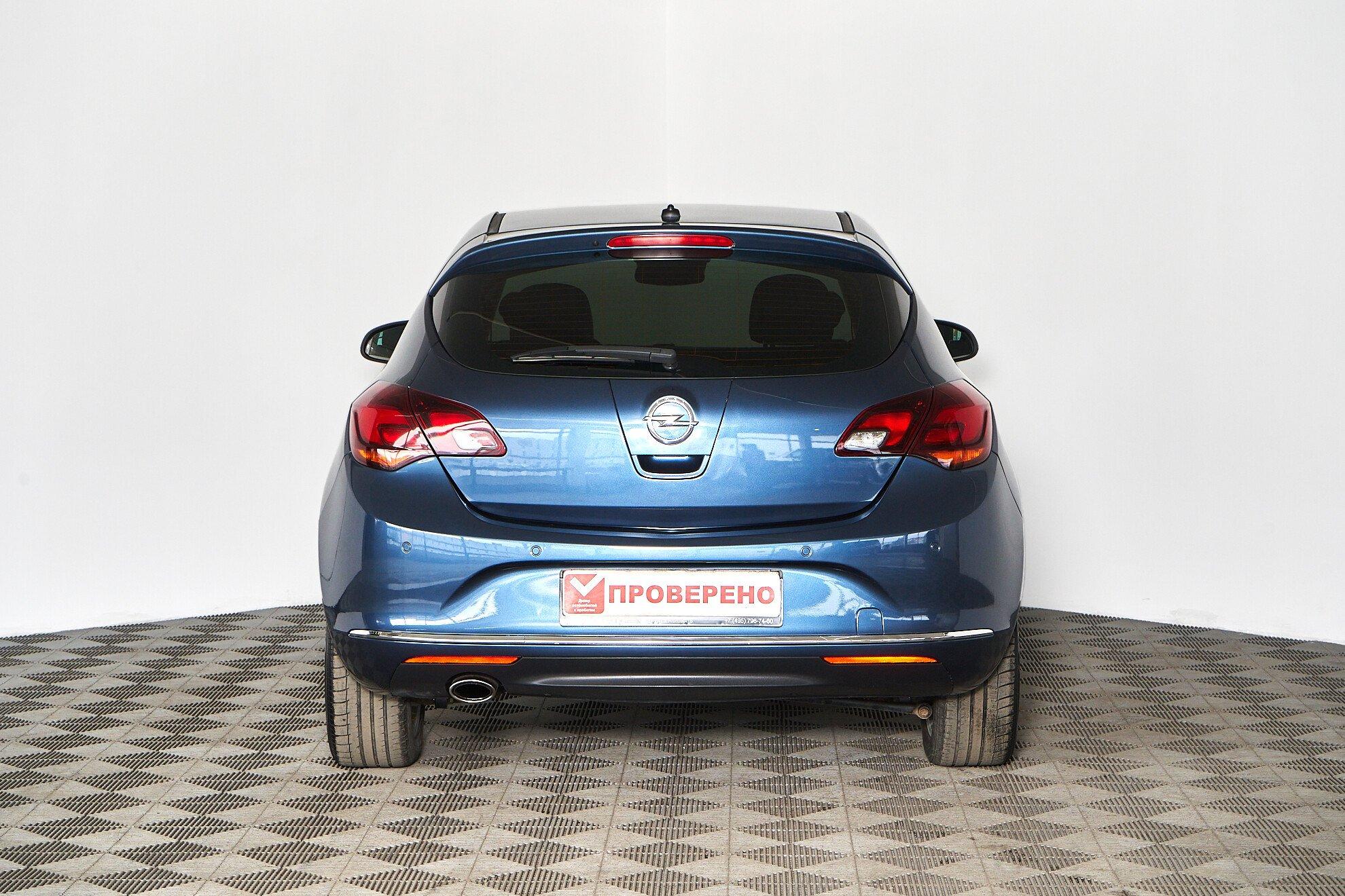Opel Astra 2013, синий