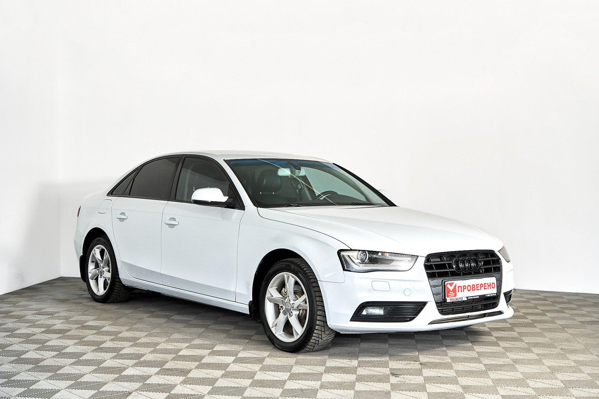 Audi A4 2014, белый