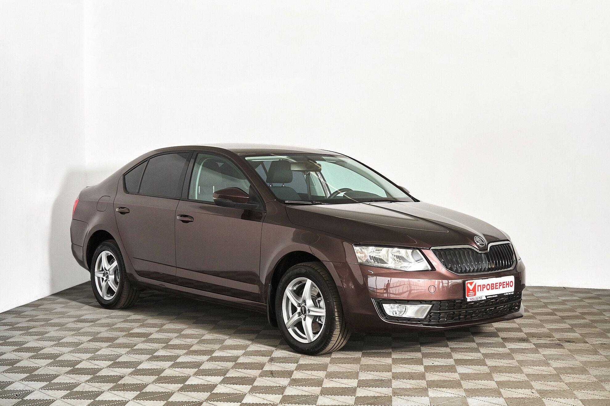 Skoda Octavia 2016, коричневый