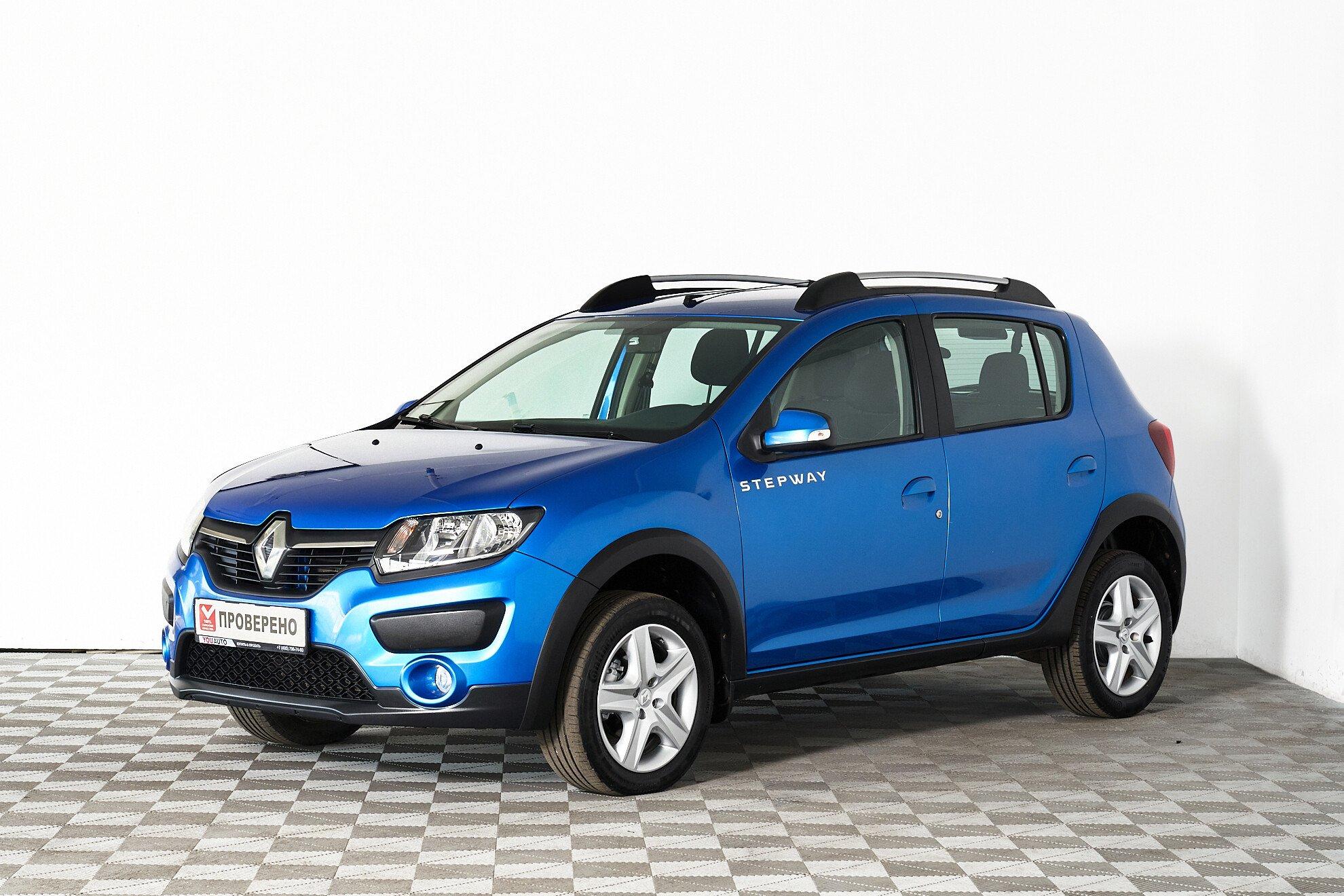 Renault Sandero 2018, синий