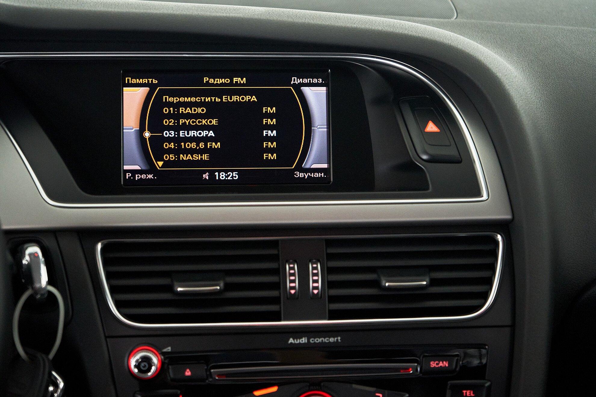 Audi A4 2012, черный