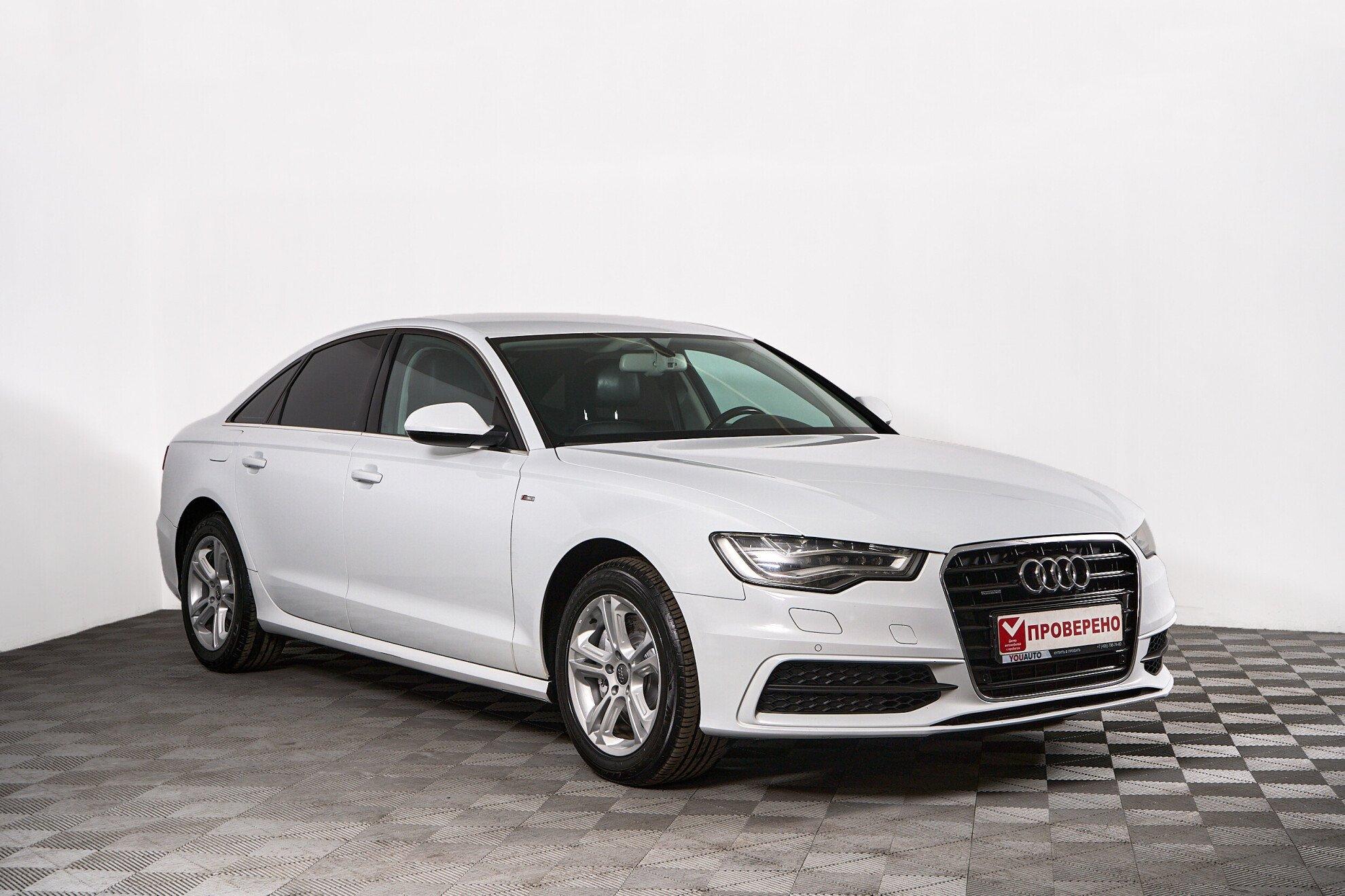 Audi A6 2012, белый