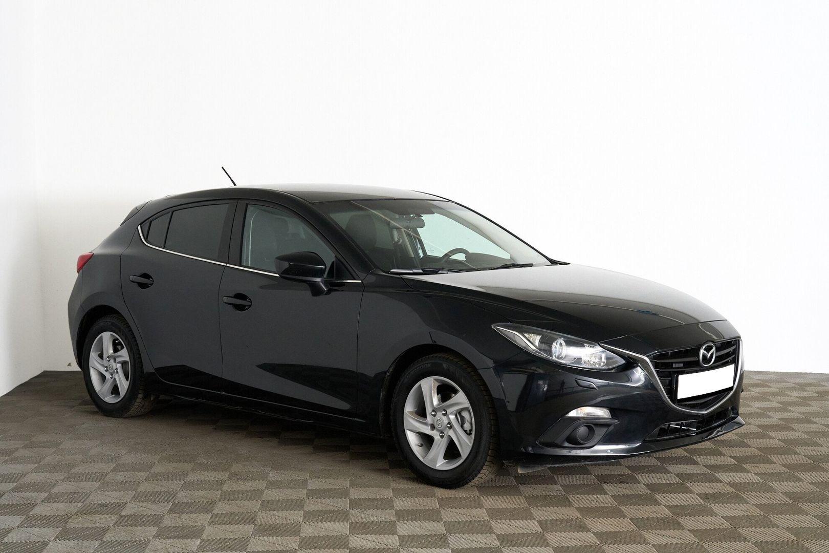 Mazda 3 2014, черный