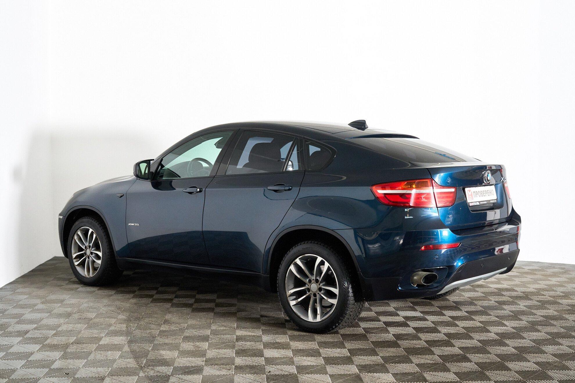 BMW X6 2012, синий