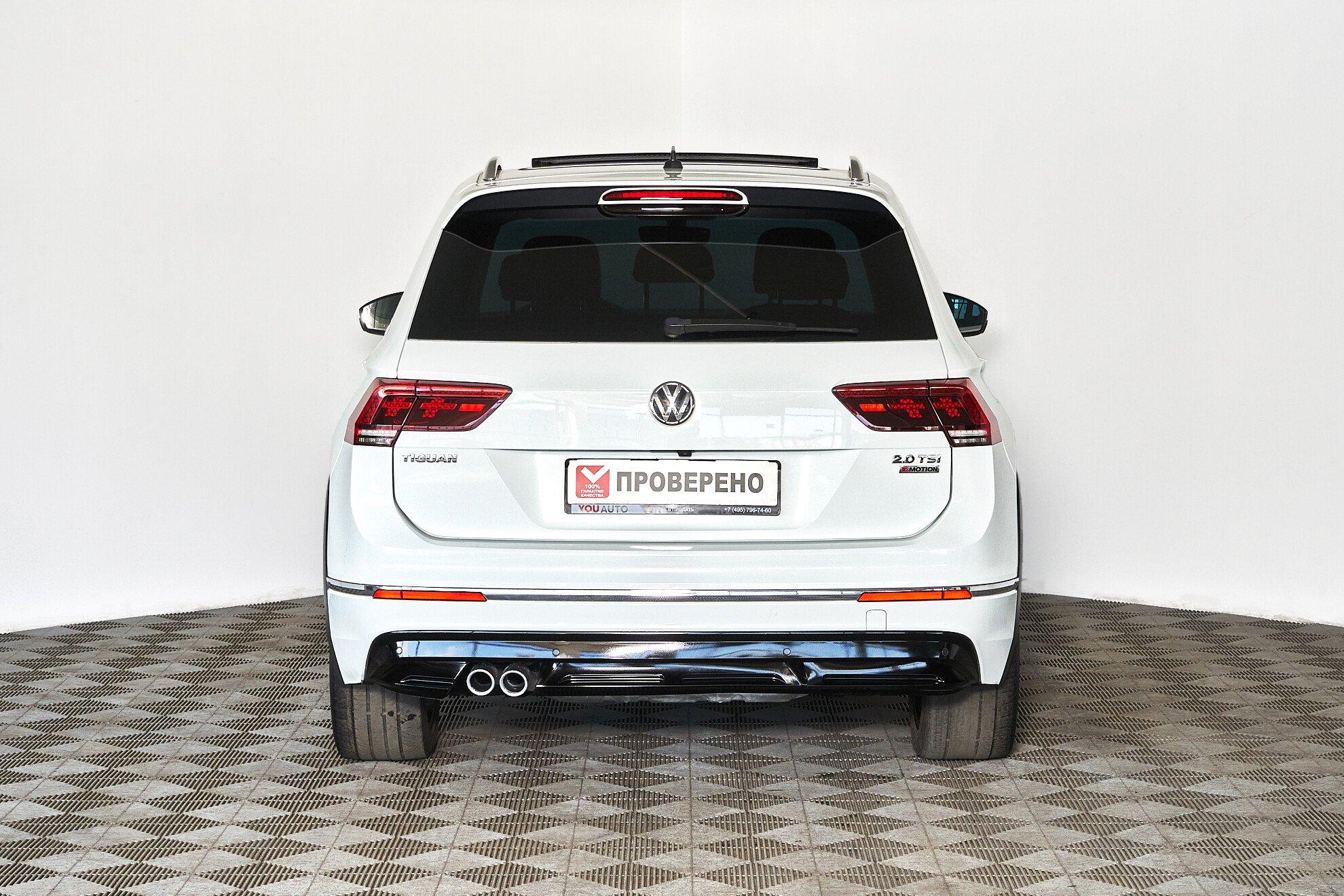 Volkswagen Tiguan 2018, белый