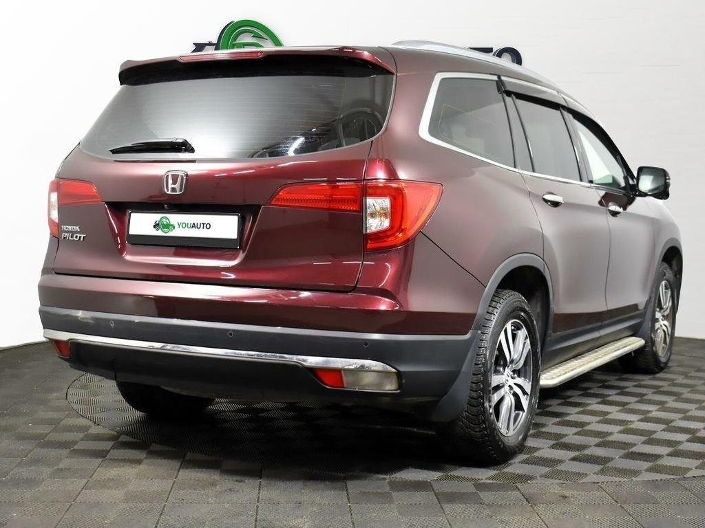 Honda Pilot 2017, красный