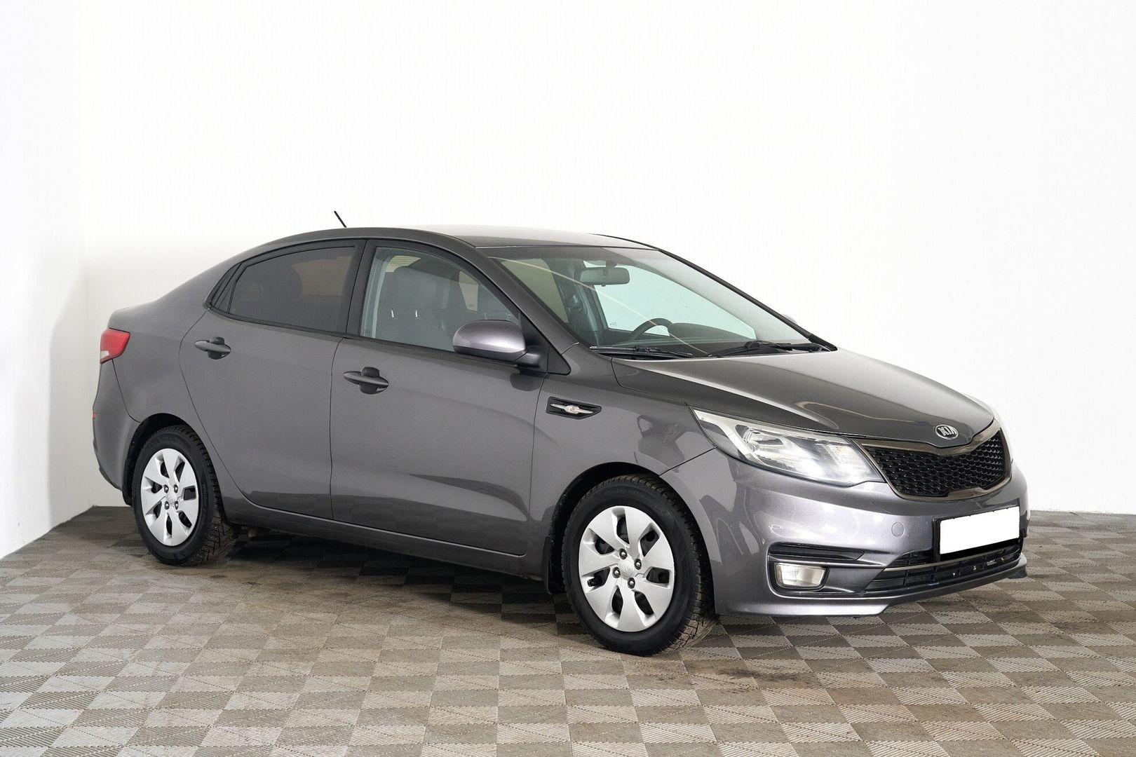 Kia Rio 2016, серый