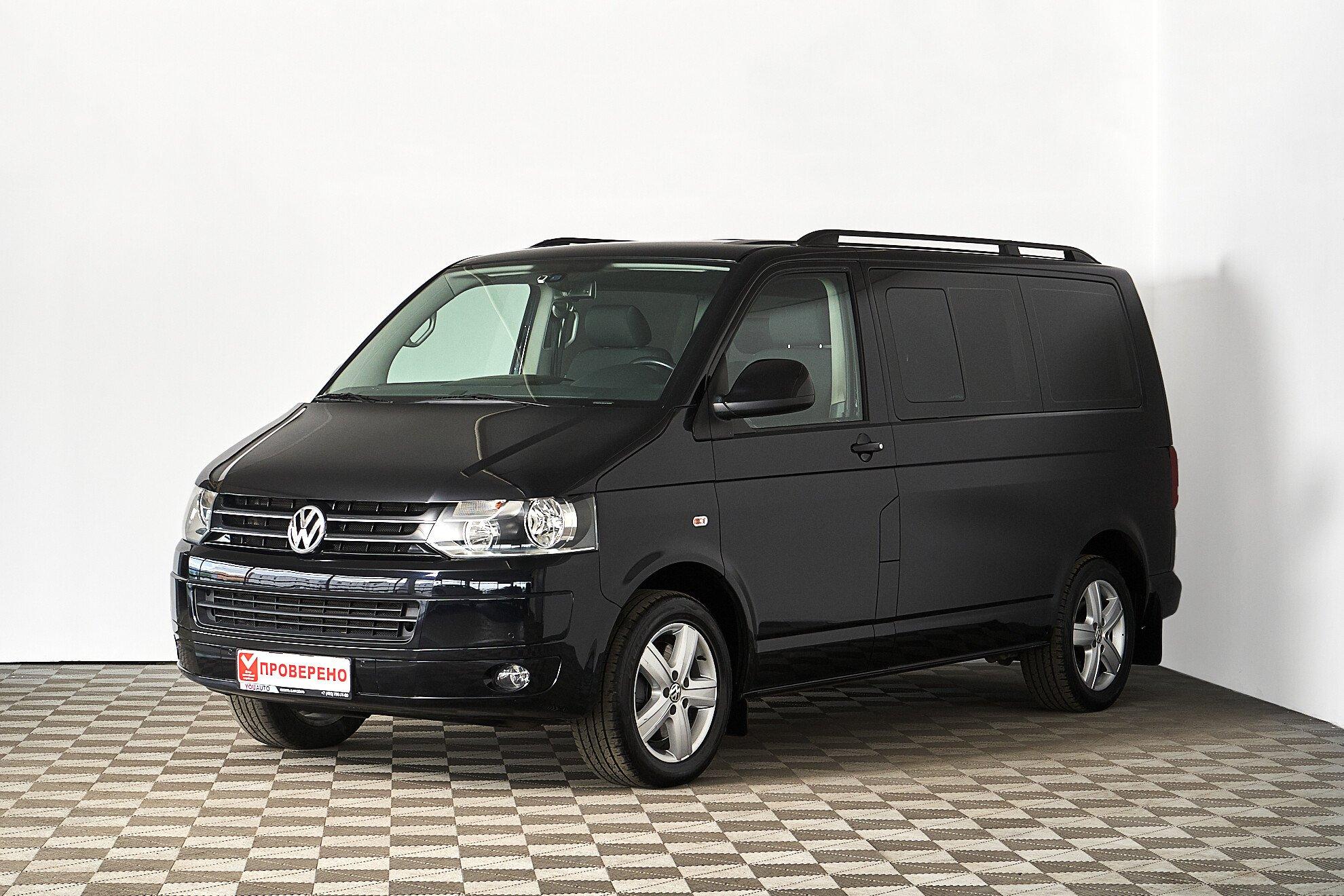 Volkswagen Multivan 2012, черный
