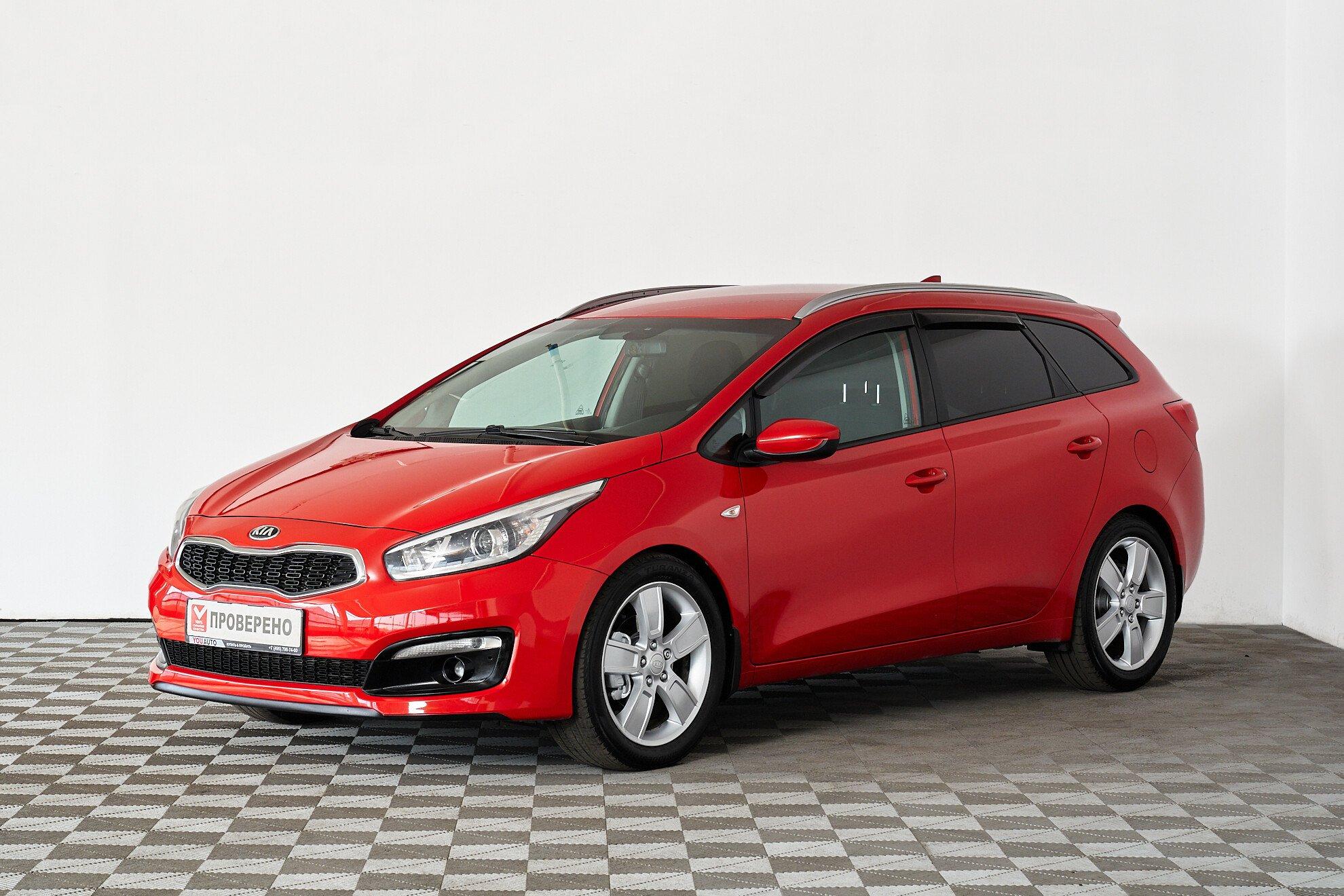 Kia Ceed 2018, красный